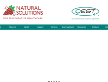 Tablet Screenshot of naturalsolutionsphc.com